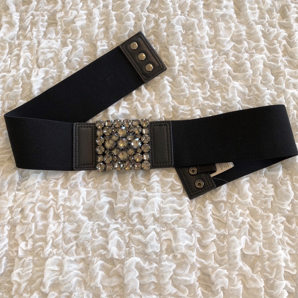 BCBG Crystal Around the Waist Belt